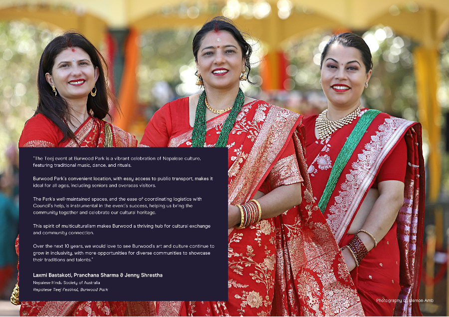 Nepalese Teej Festival, Burwood Park